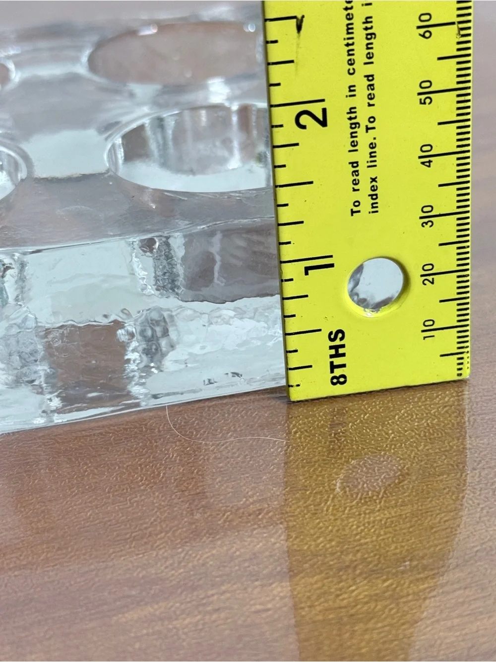 Crate&Barrel Clear Glass Four-Tea Light Candle Holder